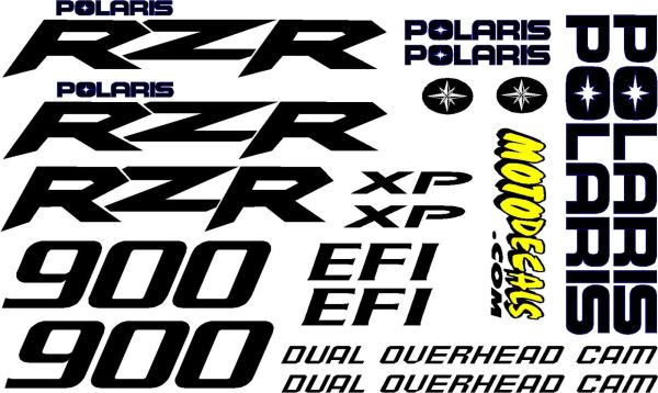 Hood Accent Graphic Kit For Polaris RZR 800/900 | Decal Concepts